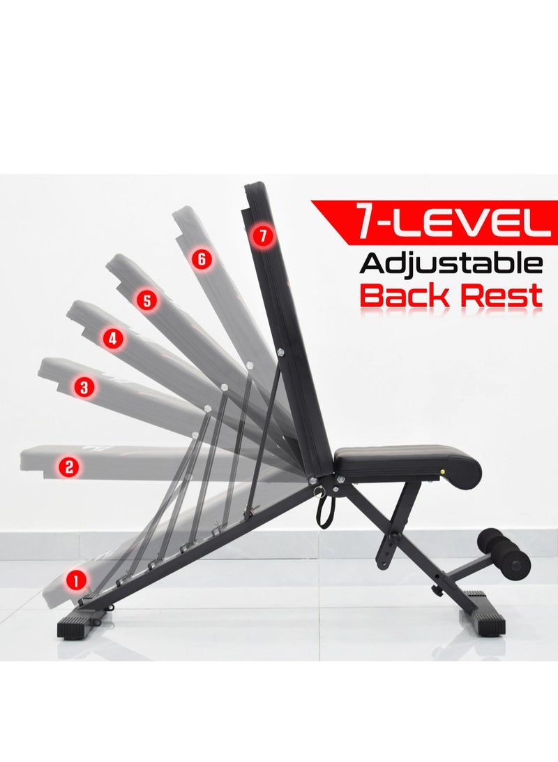 Sky Land Multi-function Foldable and Adjustable Weight Bench| Weight Bench Press For Strength Training Home Gym Workout - Image 4