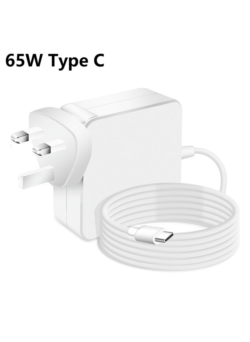 Youque - 65W Laptop Type C Power Fast Charger for MacBook Air Pro Dell Lenovo Huawei Matebook Honor HP Acer ASUS Xiaomi Samsung - Image 1