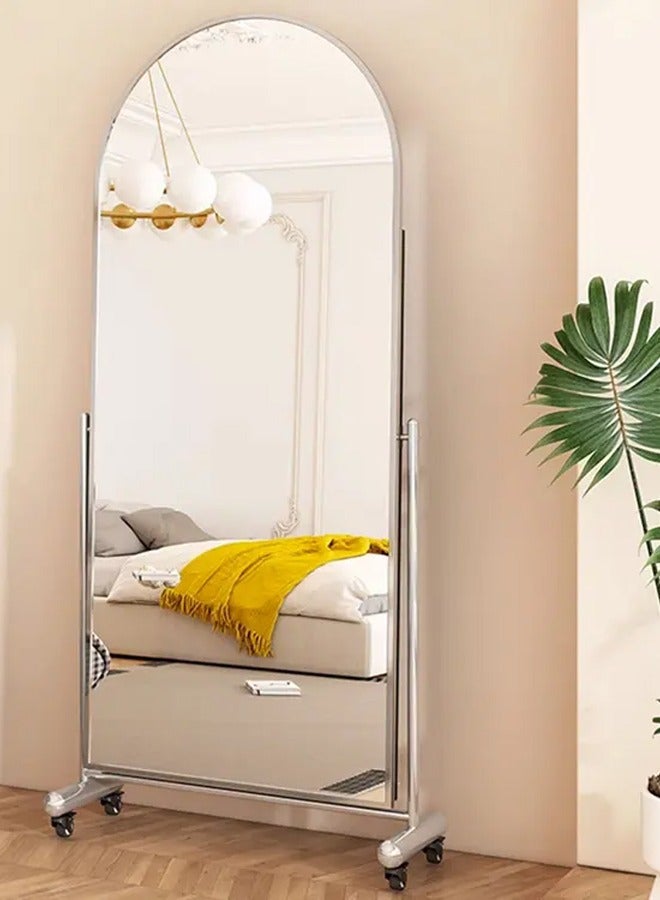 DubaiGallery Freestanding Floor Mirror with Stand,Large Full Body Wall Mirror,Wall-Mounted or Leaning,Aluminum Alloy Frame  - Image 3