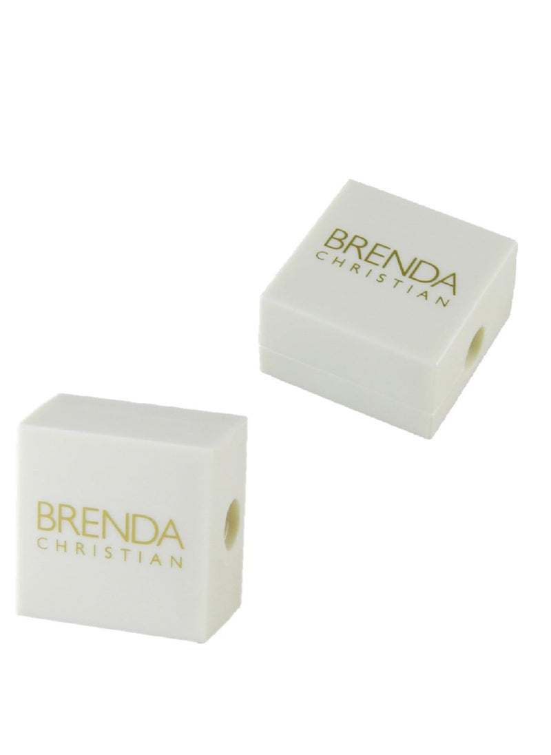 BRENDA CHRISTIAN PRECISION PENCIL TIP SHARPENER - PACK OF 2 