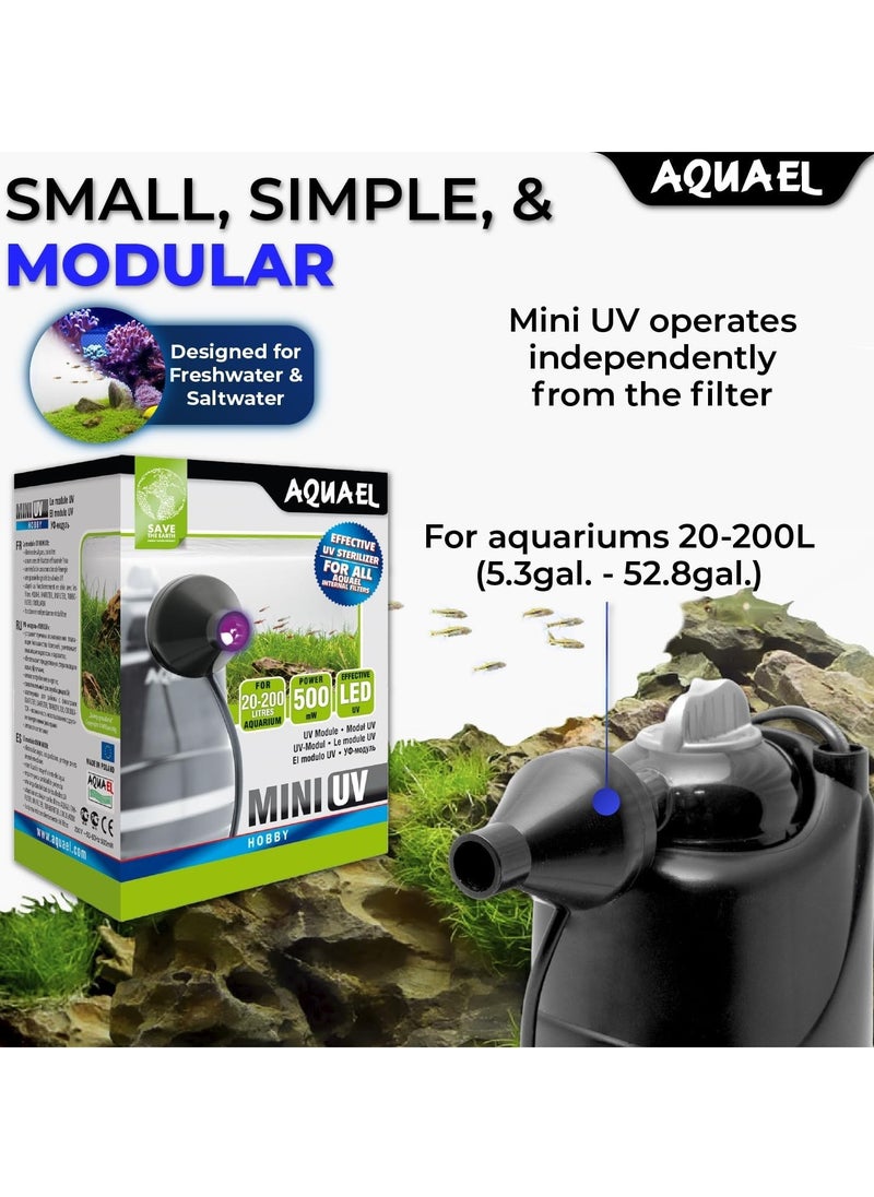 AQUARIUM - Aquael Mini UV Module 500mW [For 20-200 litres Aquarium] - Image 1