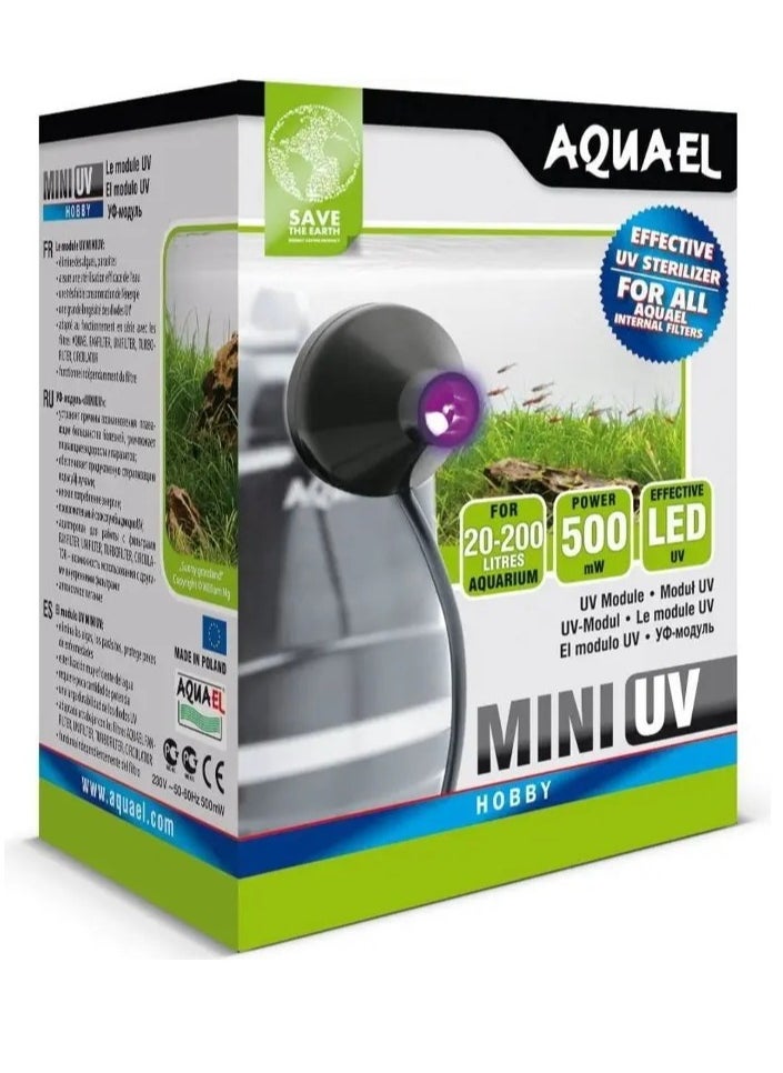 AQUARIUM - Aquael Mini UV Module 500mW [For 20-200 litres Aquarium] - Image 1