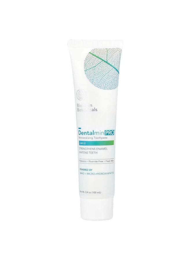 Biocidin Botanicals, Dentalmin Pro™, Remineralizing Toothpaste, Fresh Mint, 3.4 oz (100 ml) - Image 1