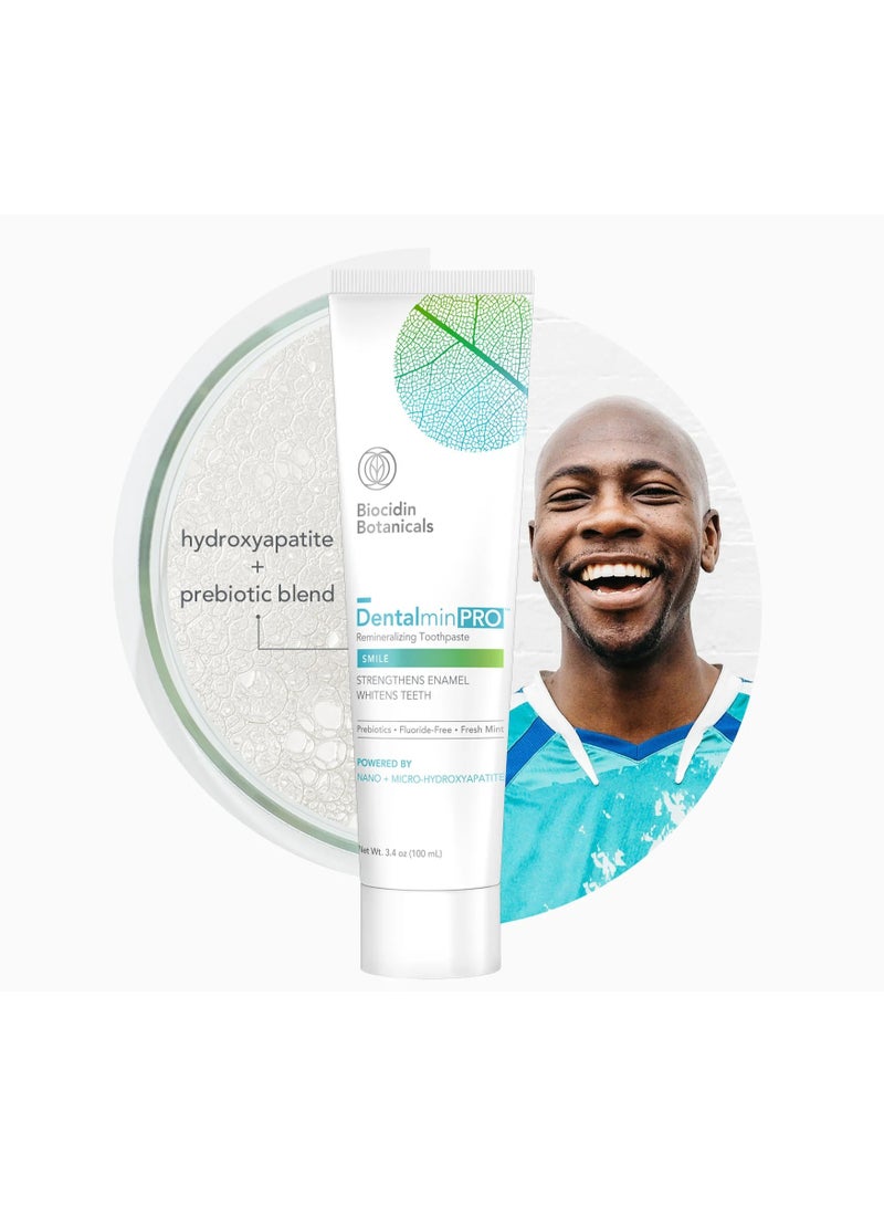Biocidin Botanicals, Dentalmin Pro™, Remineralizing Toothpaste, Fresh Mint, 3.4 oz (100 ml) - Image 3