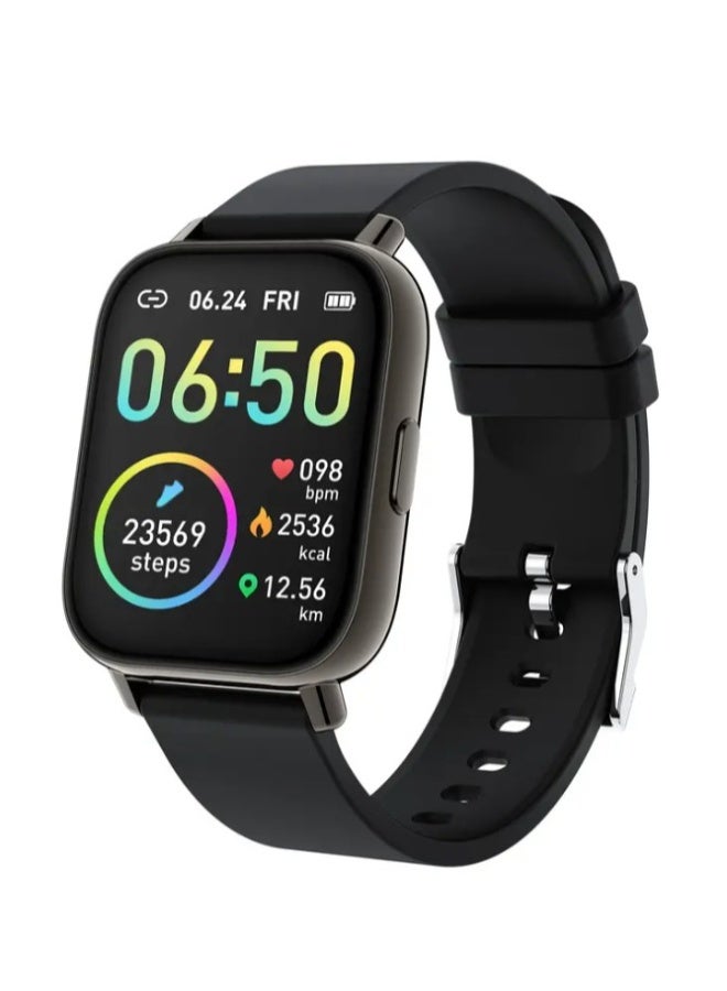 HUMJO Smart Watch, Fitness Tracker 1.69" Touch Screen Fitness Watch with Heart Rate Sleep Monitor, Step Counter Smart Watch for Men Women Activity Trackers IP68 Waterproof Smartwatch for iOS Android - Image 1