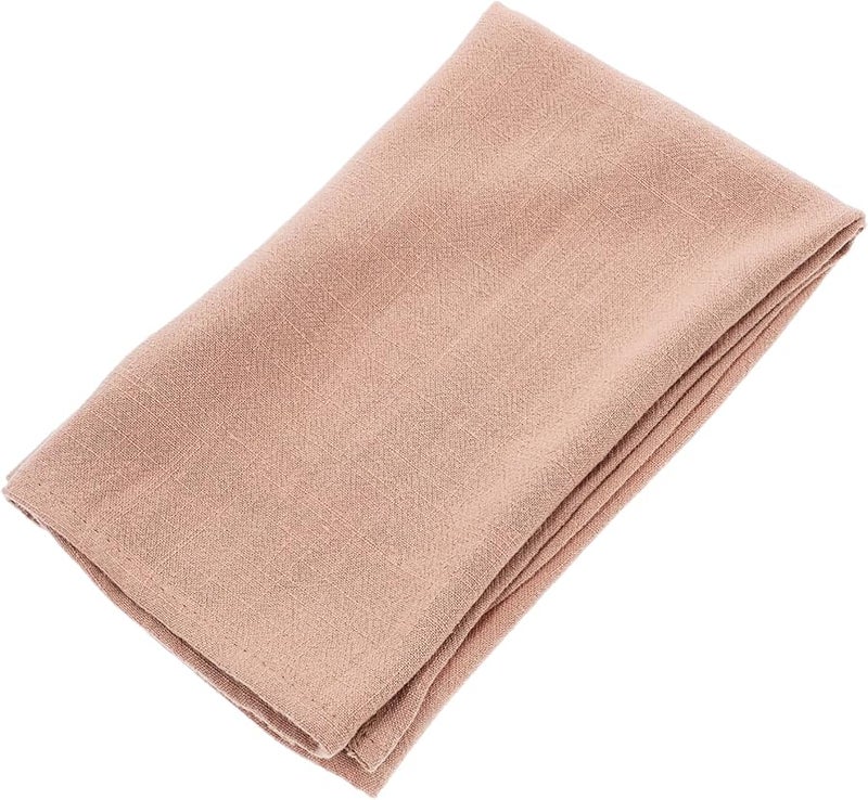 مناديل العشاء المربعة من الفانيلا القطنية الكاكي للمطاعم وحفلات الزفاف - Image 1