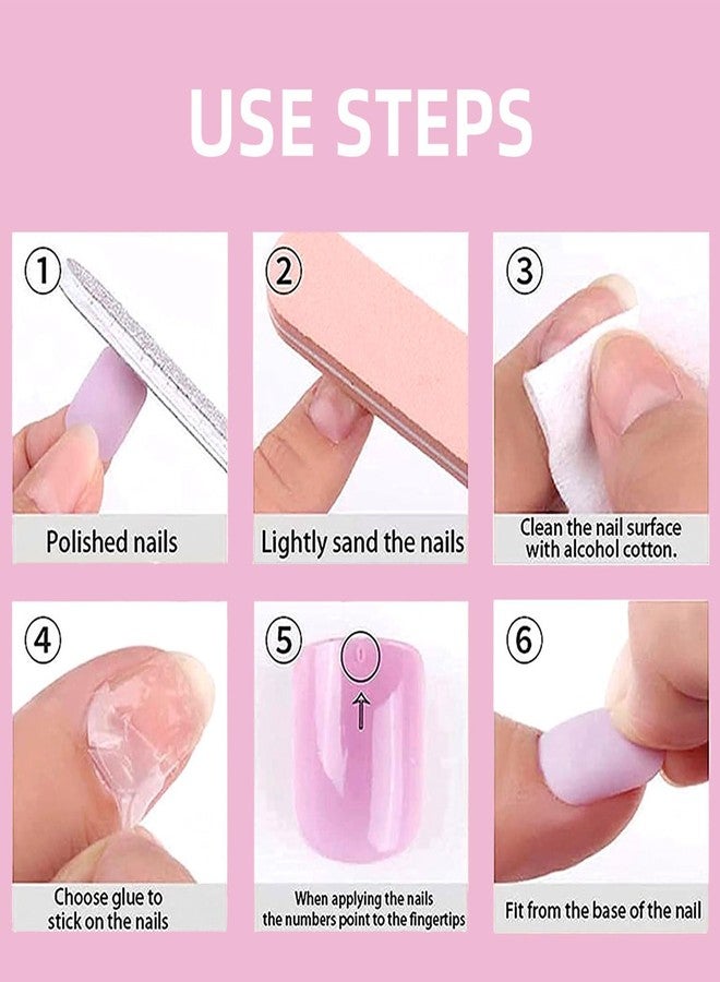 NICENEEDED 24 PCS Halloween Medium Press on Nails with Ghost Pumpkin, Cobweb Almond Shaped Plastic False Nails, Full Cover Fake Nails with Jelly Glue for Halloween Nails - Image 5