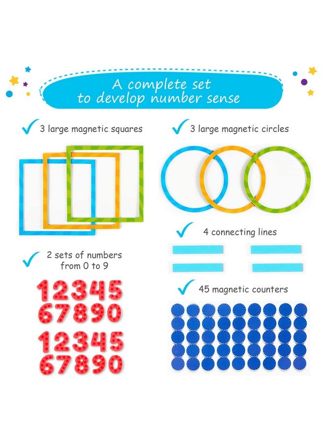 Simply magic 75 PCS Magnetic Number Bonds Set - Magnetic Numbers for Whiteboard, Number Bonds Game, Number Line Magnets, Math Aids Accessories Supplies for Classroom, Kindergarten Math Manipulatives - Simply Magic - Image 5