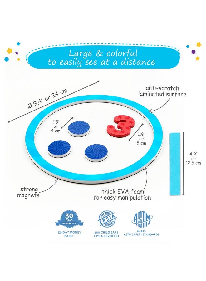 Simply magic 75 PCS Magnetic Number Bonds Set - Magnetic Numbers for Whiteboard, Number Bonds Game, Number Line Magnets, Math Aids Accessories Supplies for Classroom, Kindergarten Math Manipulatives - Simply Magic - Image 3