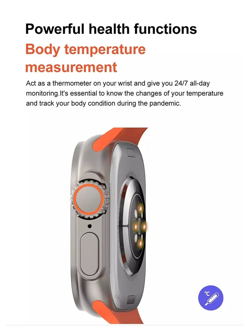 ELTRAZONE New S8 Ultra Max Smartwatch Series 8 S8 Smart Watch Ultra AI Voice Smart Watch 2.0inch Bluetooth Call Wriless Charging Watch 8 Ultra - Image 5