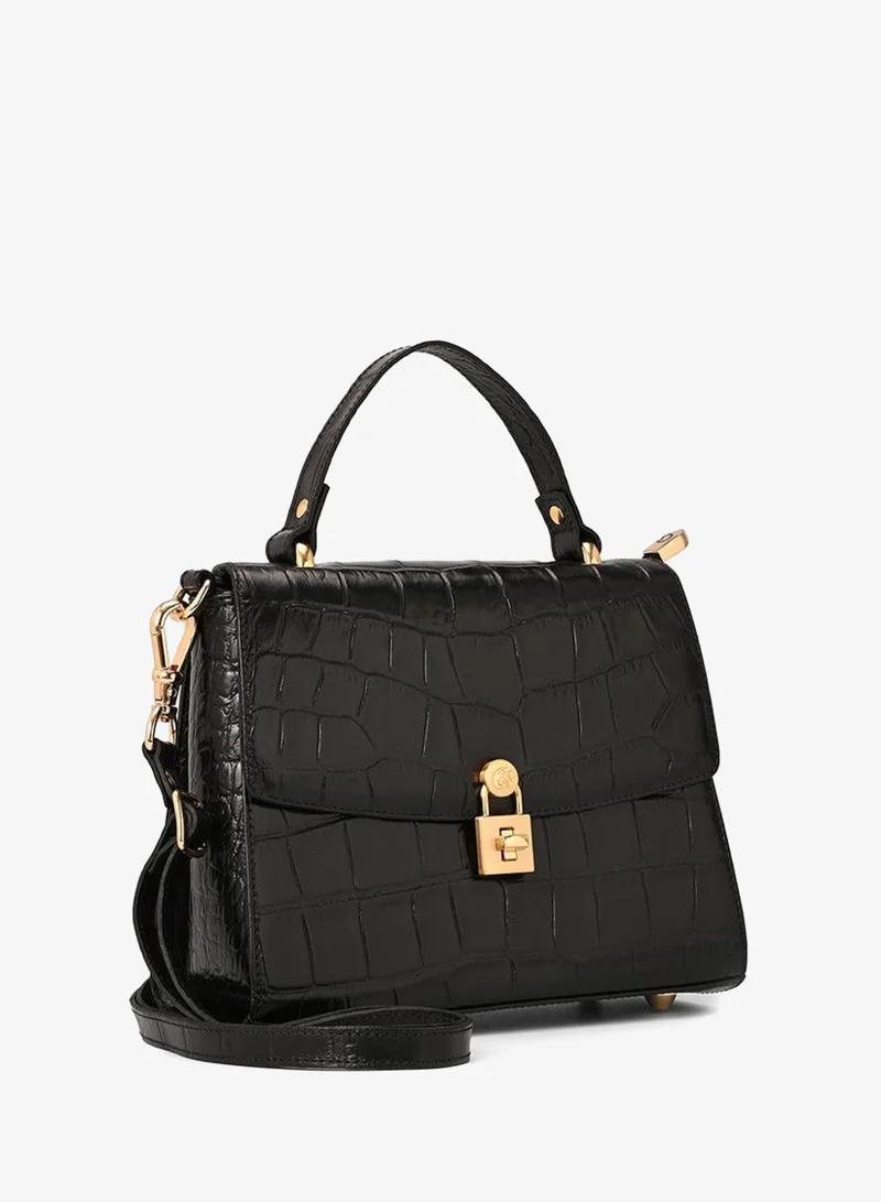Classic Black Croco Bag