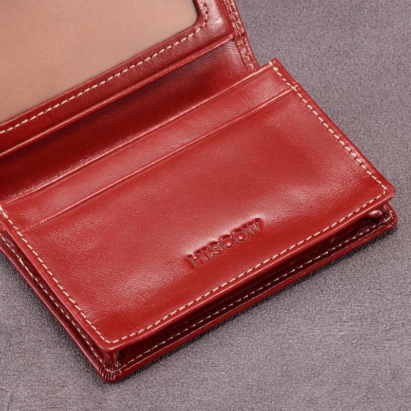 HISCOW Leather Business Card Case Holder for Men & Women, Italian Calfskin - Image 5