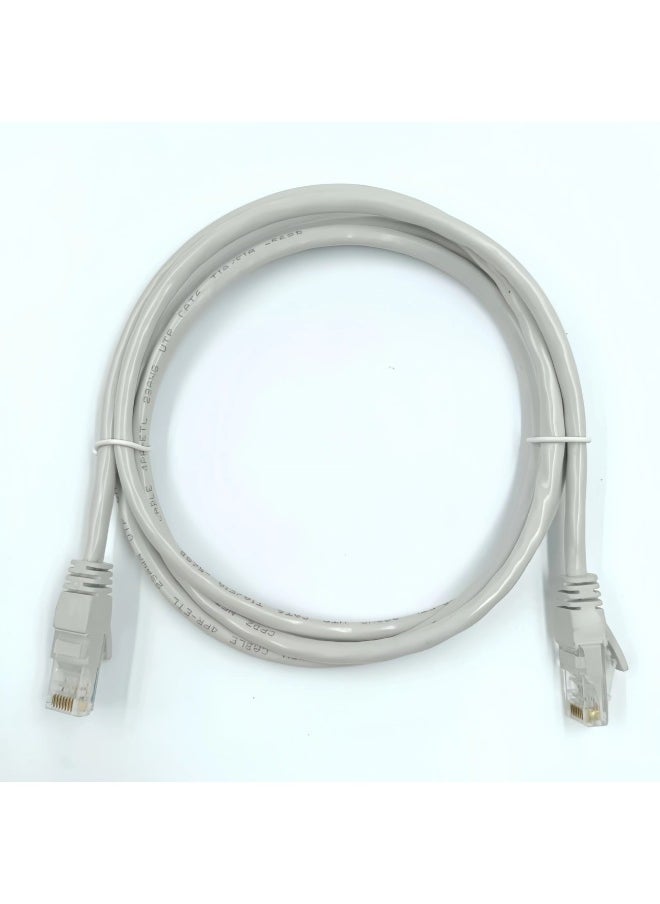 Generic Category 6 Network Cable Household Gigabit Finished Network Cable Computer Router High-speed Cable Non-shielded Broadband Jumper-Color:Light Gray-Line Length:10 M  - Image 1