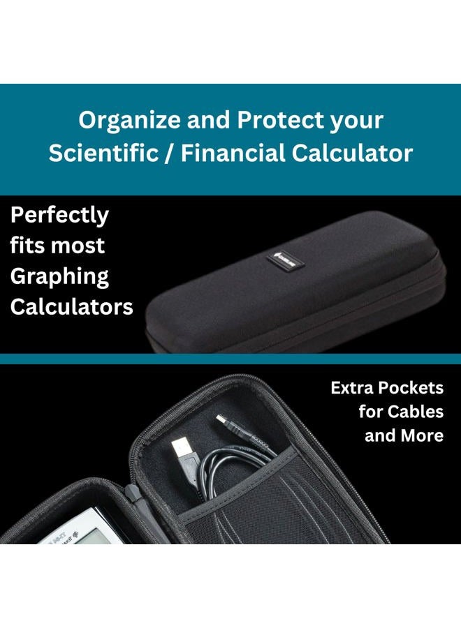 Caseling Hard Case for Texas Instruments TI-Nspire CX Graphing Calculator. - Mesh Pocket for The Cables. - Image 5
