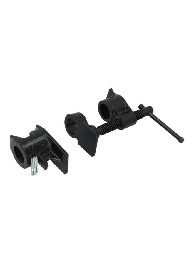 ACE Adjustable Pipe Clamp Set Black 127mm - Image 1