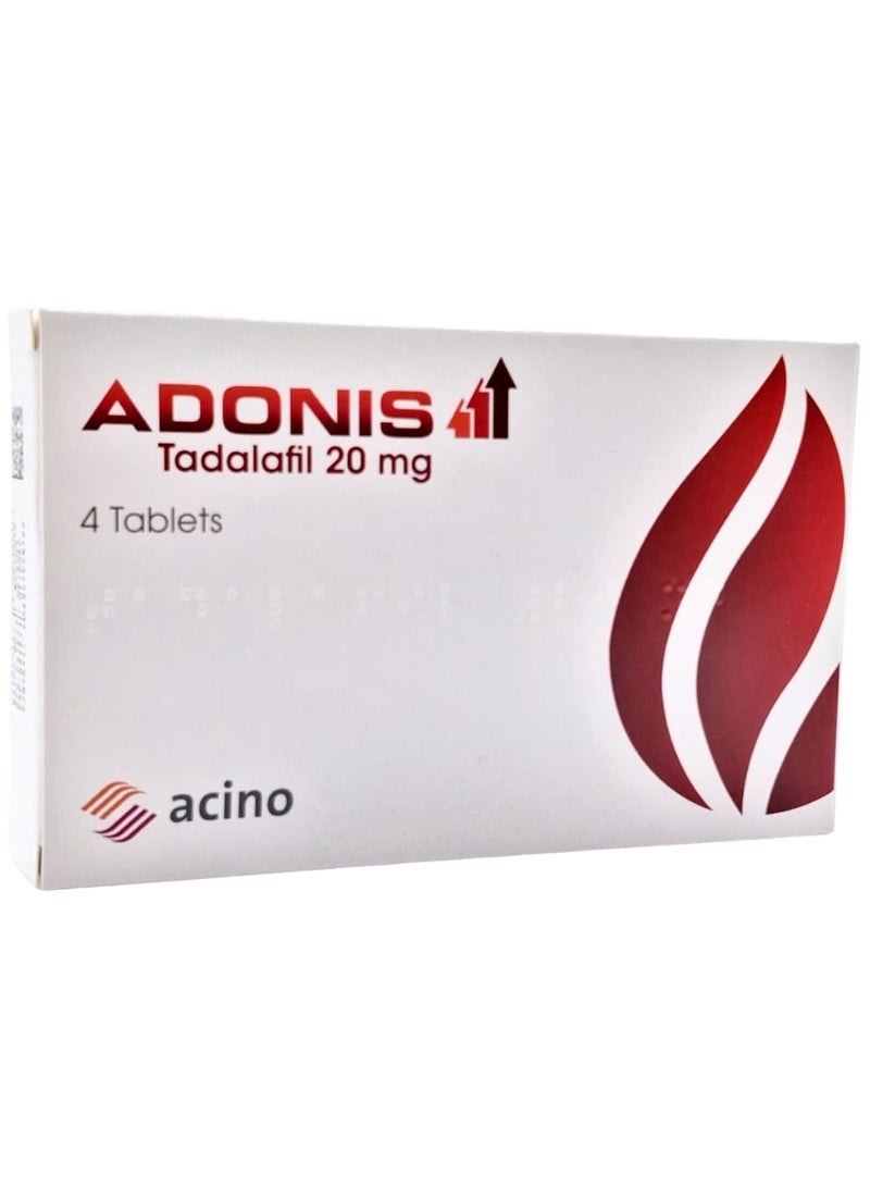 ADONIS 20MG TAB 4"S