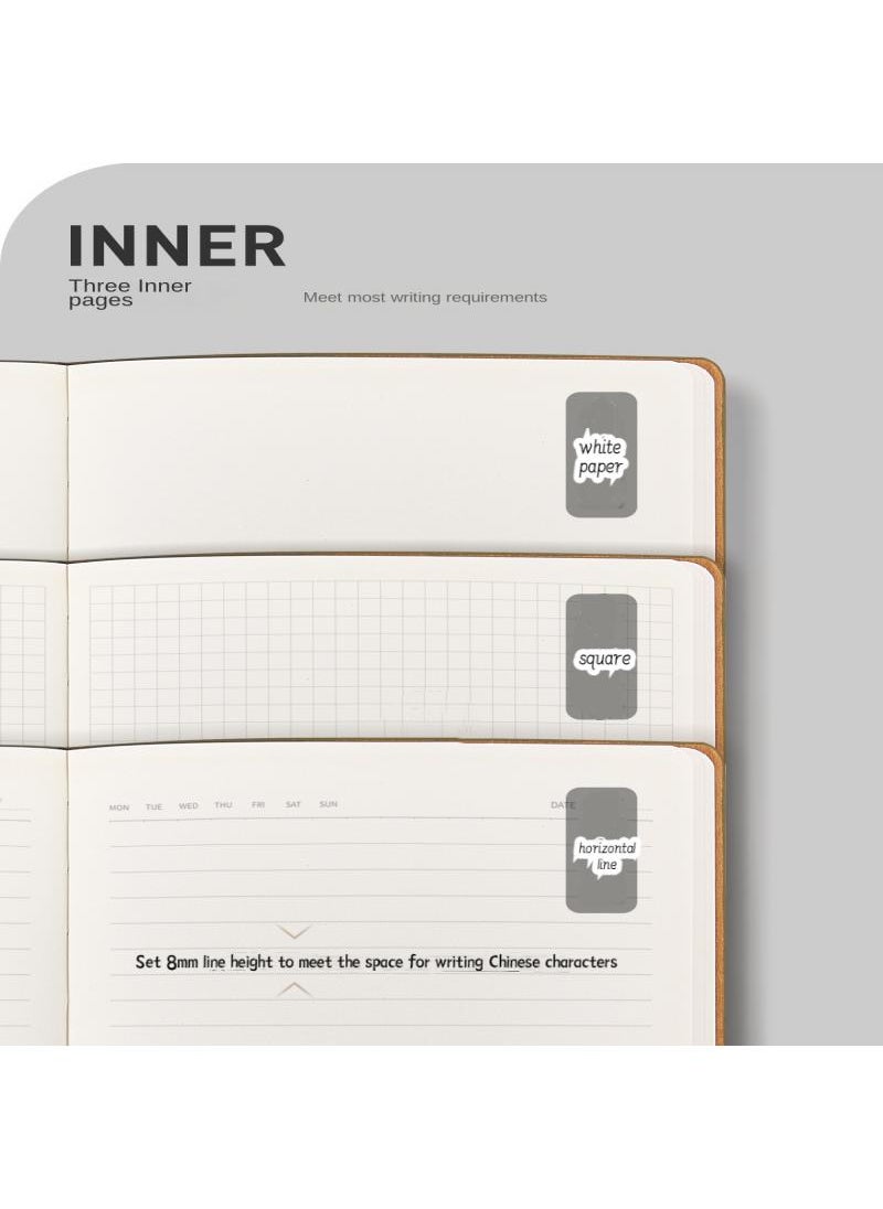 Y&D Pocket Notebook,3 Pack Softcover Mini Notebooks 4" X 6" Notebook Small Memo Notepad For Men Women Kids Traveler Author,80 Sheets,160 Pages,College Student Homework Book  - Image 3