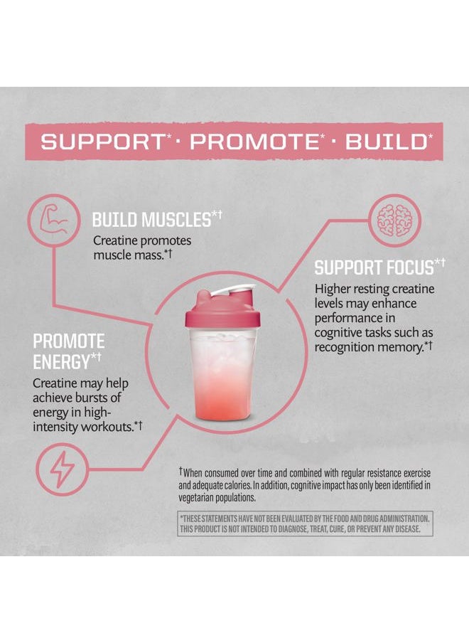 Sunwarrior Creatine Monohydrate Powder Micronized PreWorkout Recovery Supplement | Support Muscle Building Strength Training Cognition | Vegan & Keto Friendly Easily Mixes (50 Servings) Raspberry Flavored  - Image 3