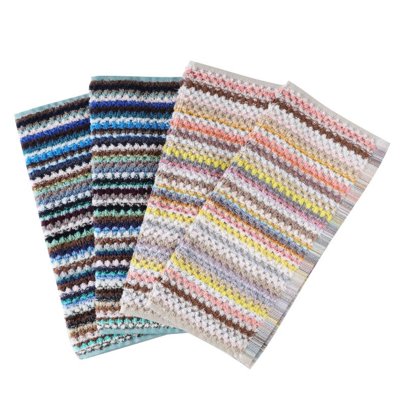 Oeleky Kitchen Dishcloths for Washing Dishes, Ultra Absorbent Dish Rags, Cotton Cleaning Cloths Pack of 8, 12x12 Inches - Image 2