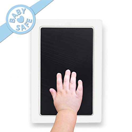 Tiny Gifts Large Clean Touch Ink Pad for Baby Handprints and Footprints – Inkless Infant Hand & Foot Stamp – Safe for Babies, Doesn’t Touch Skin – Perfect Family Memory or Gift, Black Print Kit by Tiny Gifts - Image 4
