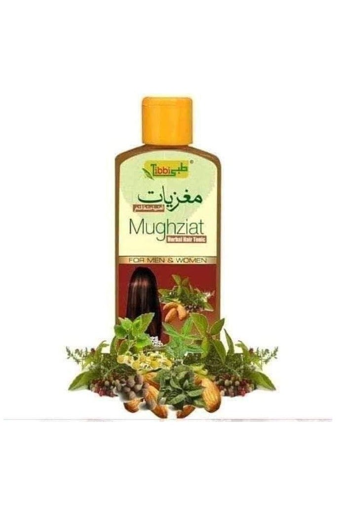 Generic Original Pakistani Nutrient Oil with Herbs from Tabbi Nutrients - 160 ml with Nuts - Soft, Long, Healthy Hair from Root to Tip!  - Image 1