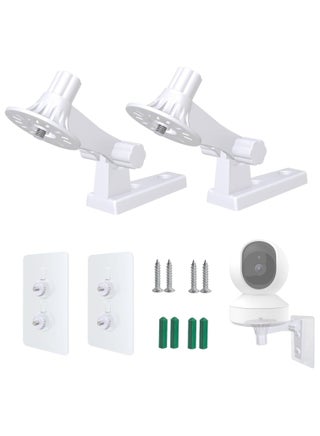 2-Pack Adjustable Wall Mount for Blink Mini Pan, Versatile Security Camera Bracket for Indoor and Outdoor Use, Compatible with Blink Mini Pan Cameras. - pzsku/Z1DDFA175DC41848F5E3EZ/45/_/1723097172/8d5a5946-424c-4b75-9f6a-50ad6e6332f4