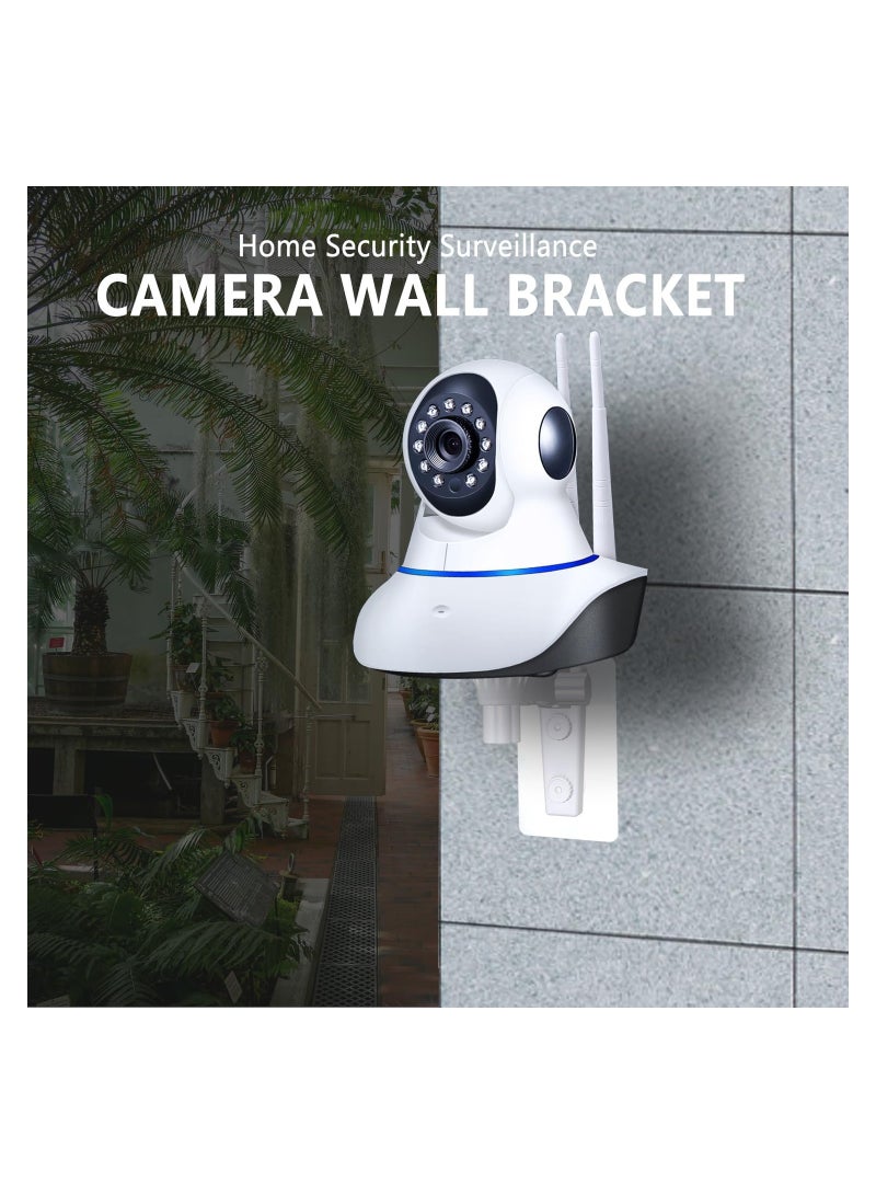 2-Pack Adjustable Wall Mount for Blink Mini Pan, Versatile Security Camera Bracket for Indoor and Outdoor Use, Compatible with Blink Mini Pan Cameras.