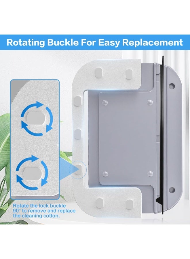 يلا جوي أداة تنظيف الزجاج الأمامي المغناطيسية، منظف نوافذ مزدوج الجوانب، منظف نوافذ مغناطيسي للزجاج الأمامي للسيارة، سمك الزجاج 3-10 مم، أداة تنظيف النوافذ المغناطيسية للسيارات ذات الارتفاعات العالية - Image 4