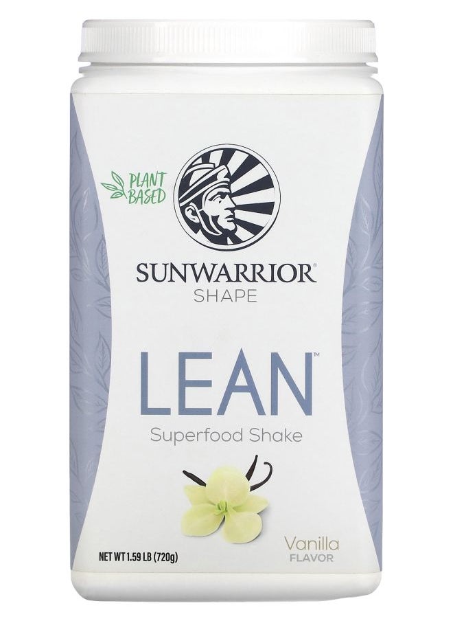 Sunwarrior Lean Superfood Shake Vanilla 1.59 lb (720 g) 