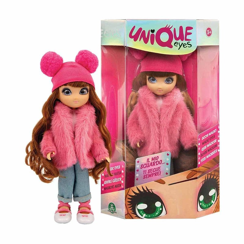 UNIQUE eyes Unique Eyes Fashion Doll Sophia - Toy Dolls with Lifelike eyes, for girls aged 3 and above  - Image 2