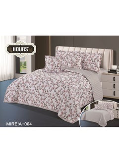 Hours Compressed double-sided floral bed comforter set, 6 pieces, size 240 * 220 cm  - Image 1