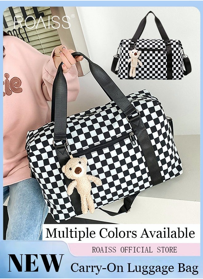 roaiss Functional Sports Fitness Handbag with Dry and Wet Separation Large Capacity Design Business Trip and Boarding Short Distance Travel Bag  - Image 2