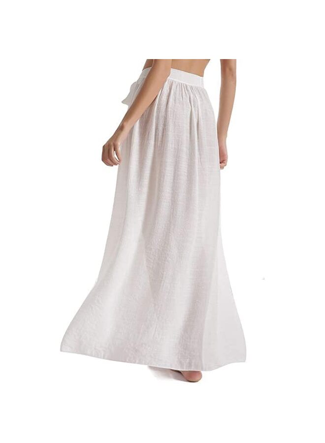 ملابس سباحة نسائية شبه شفافة من باريو، تنورة قصيرة مع شرابات/أبيض؟ ملابس سباحة نسائية، ملابس سباحة بيكيني، وشاح، ملابس سباحة، أغطية ملابس سباحة - Image 2