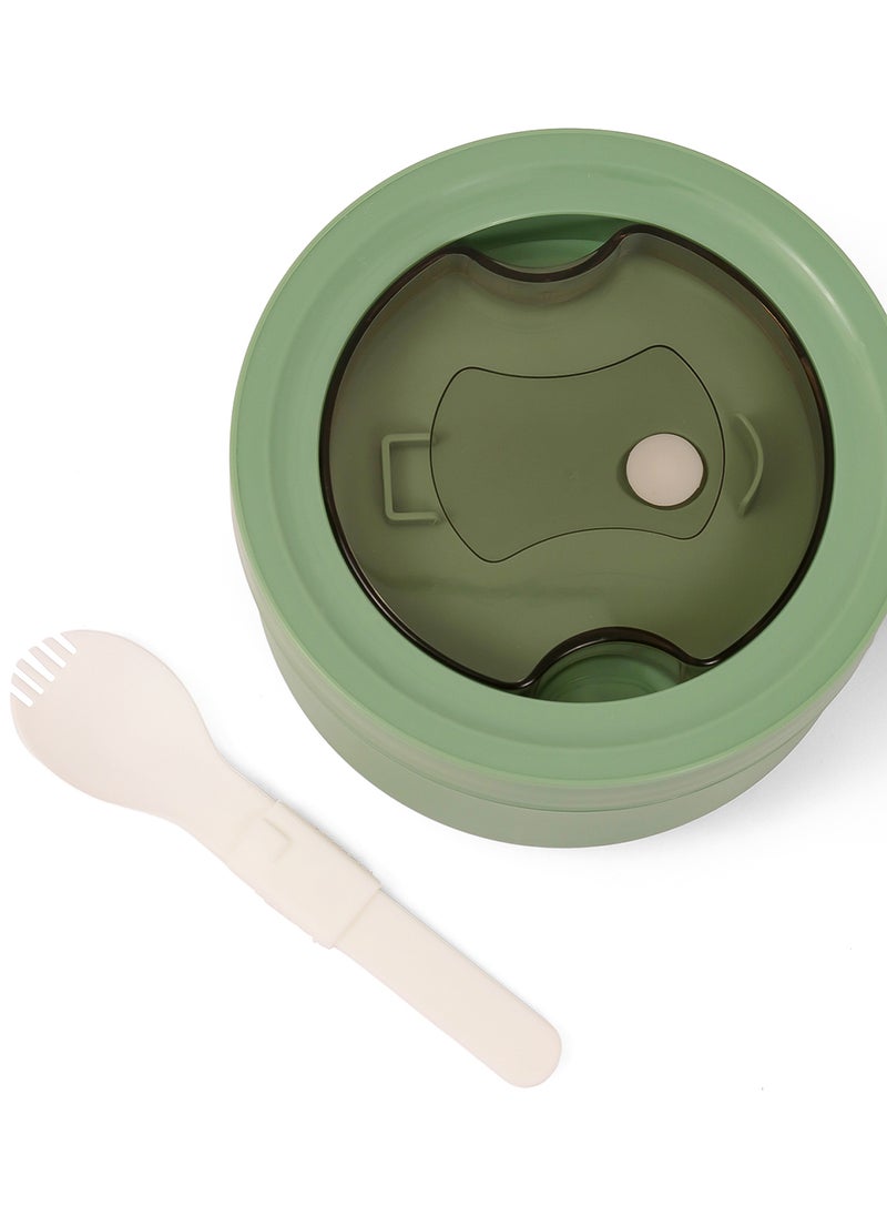 Eazy Kids - Lunch Box With BPA Free And Leakproof - Green - Image 1