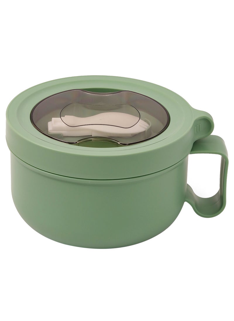 Eazy Kids Lunch Box With BPA Free And Leakproof - Green  - Image 1