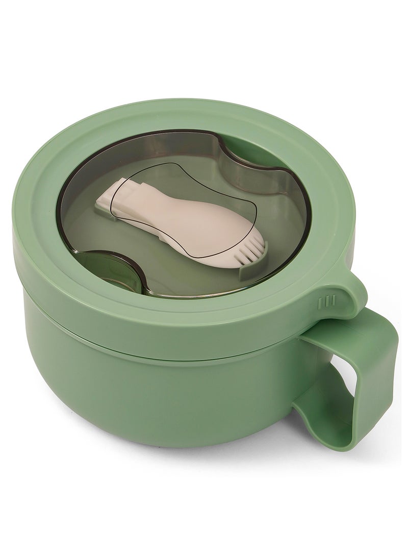 Eazy Kids Lunch Box With BPA Free And Leakproof - Green  - Image 2
