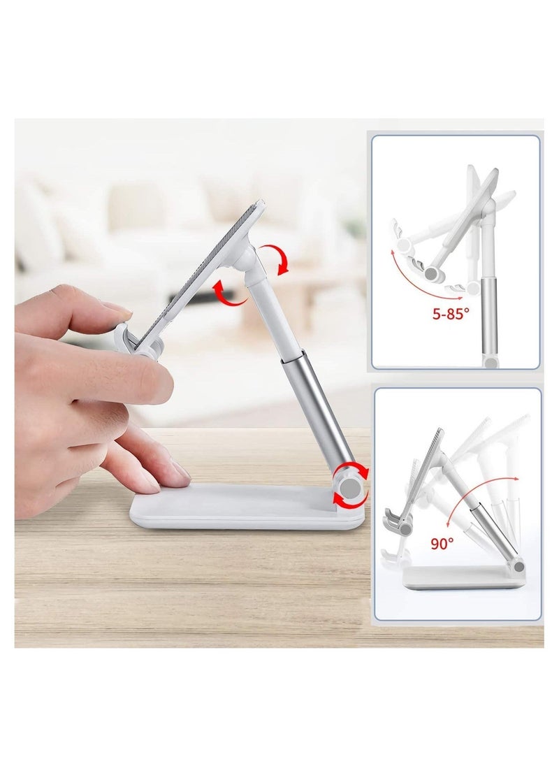 حامل لوحي قابل للطي وقابل للتعديل، حامل لوحي مكتبي مدمج قابل للتمديد متوافق مع الهواتف، آيباد برو 11، أجهزة سامسونج جالاكسي تاب - Image 2