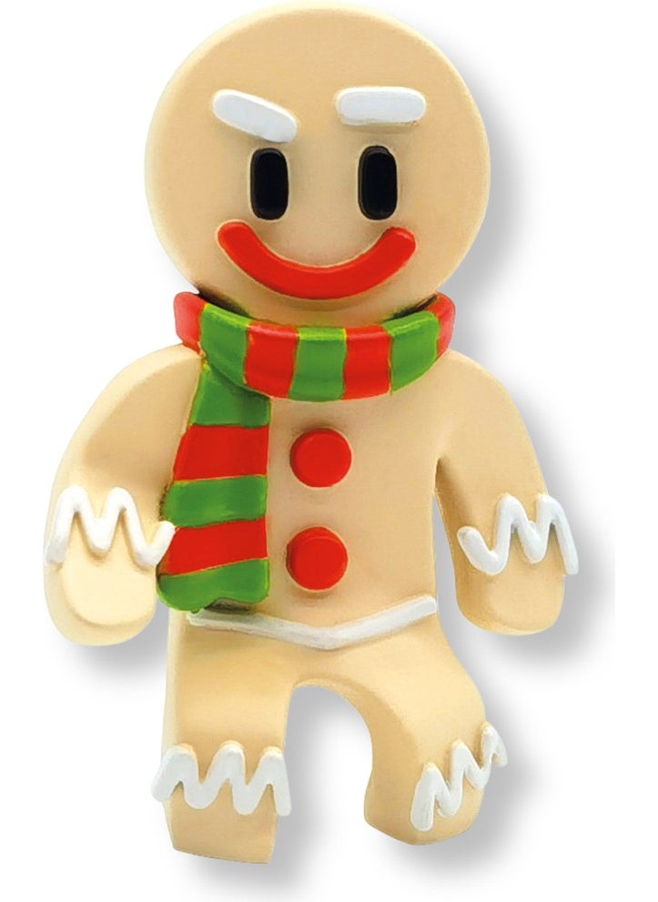 Toyfest - Stumble Guys Series 1 - 3D Mini 3 Figure Set - 3 Frost Yeti Gingerbread Hatchling - 5 cm - Image 1