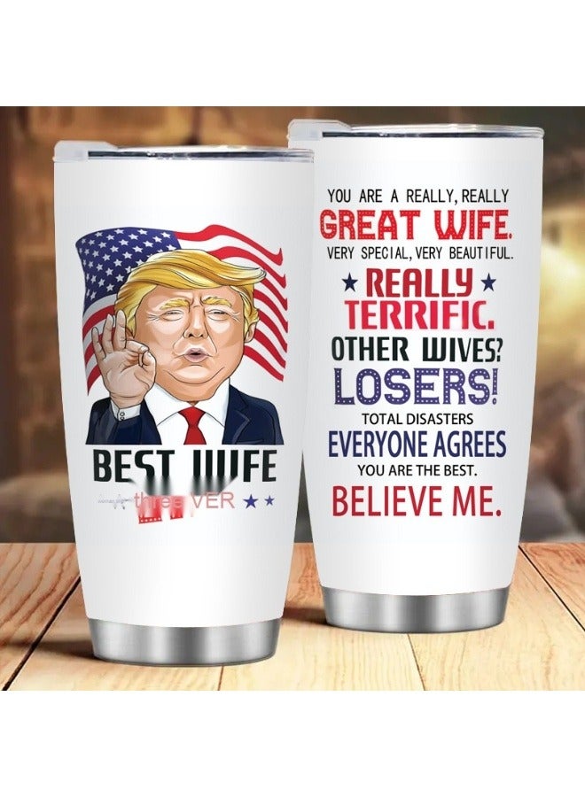 Anna Double Layer Stainless Steel 304 Color 3D Portable Anti Fall And Heat Insulating Travel Water Cup - Image 2