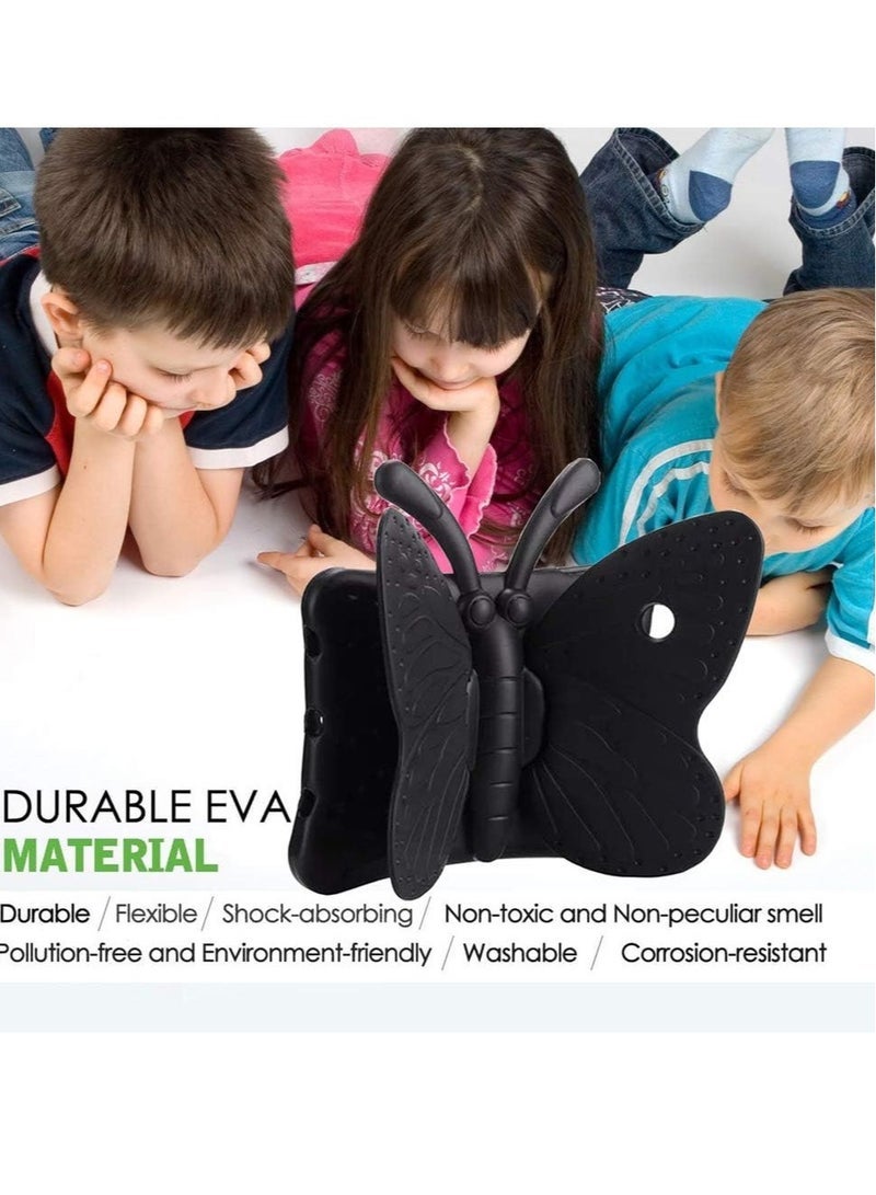 Gravity iPad 6th Generation Case for Kids, iPad 9.7 inch Case, Light Weight Shockproof EVA Foam Protective Tablet Stand Cover Holder for Apple iPad Air/Air 2 iPad 9.7 2017/2018 - Cute Butterfly - Image 3