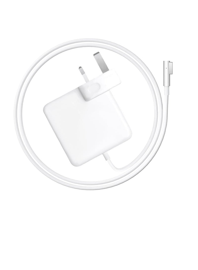 Terabyte 45W MacBook Pro Charger, Replacement L-Tip Power Adapter Laptop Charger Compatible With MacBook Air/Pro 13” & 2009/2010/2011-Mid/2012 Models A1244/A1269/A1270/1466 - White (45W ~ L) - Image 1
