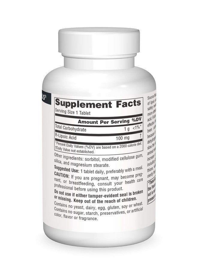 Source Naturals حمض رليبوئيك 100 ملغ 120 قرص - Image 4