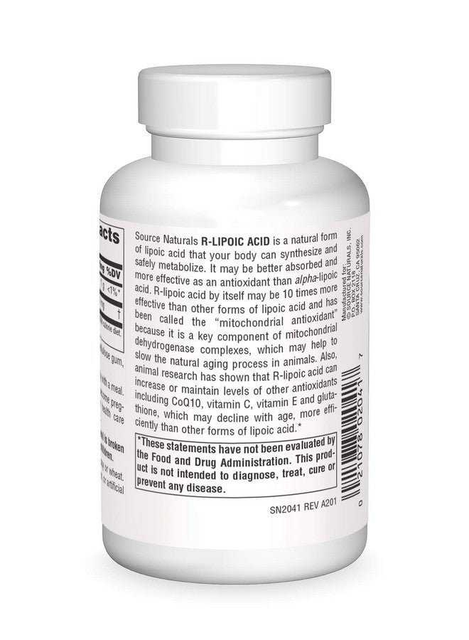 Source Naturals حمض رليبوئيك 100 ملغ 120 قرص - Image 3