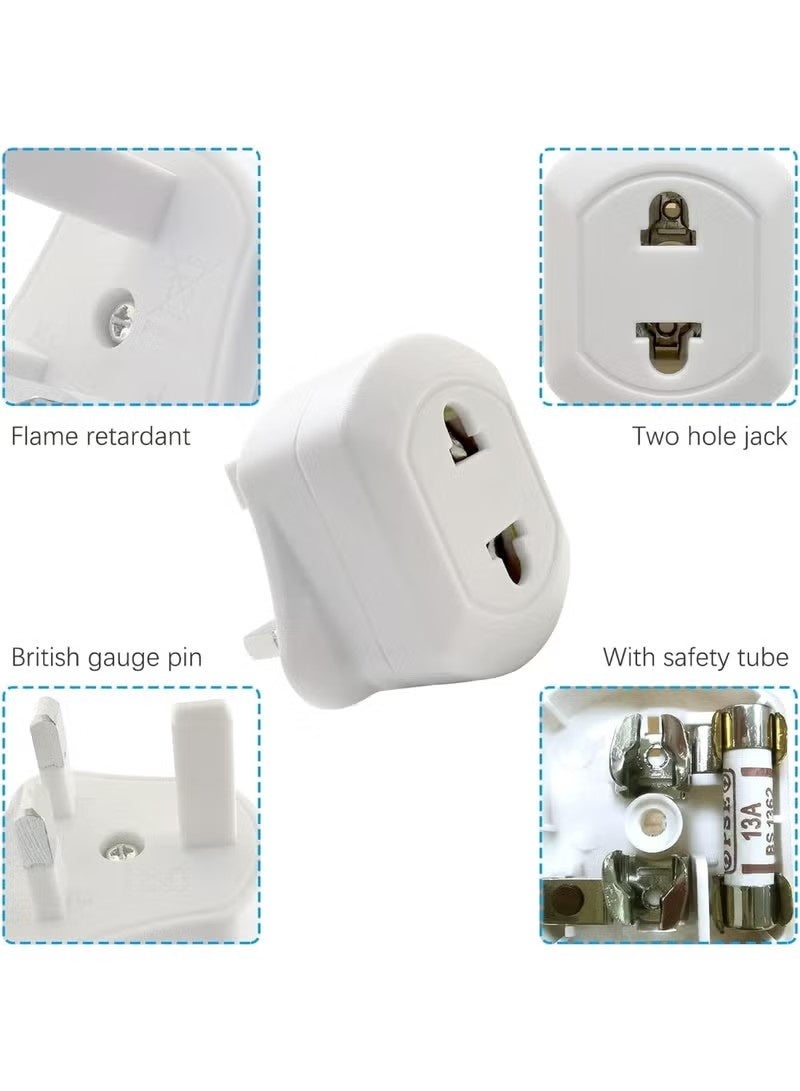 2 Pack UK Shaver and Toothbrush Plug Adapter Universal Bathroom Plug Adaptor for Shavers and Toothbrushes Compatible Plug Adaptor UK - Image 4