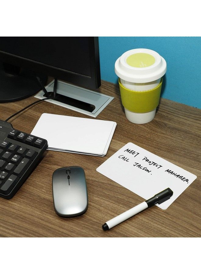 Navy Penguin Dry Erase Magnets Set 12 Pack 6X4" Whiteboard Magnetic Notes Planning Labels Small White Board Magnet Strips Name Tags For Home Office And Classroom - Image 3