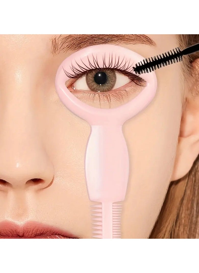 ORiTi 1pc Eyeliner Stencils Mascara Shield Guard Mascara Applicator Tool With Comb Eyelash Applicator Tool  - Image 1