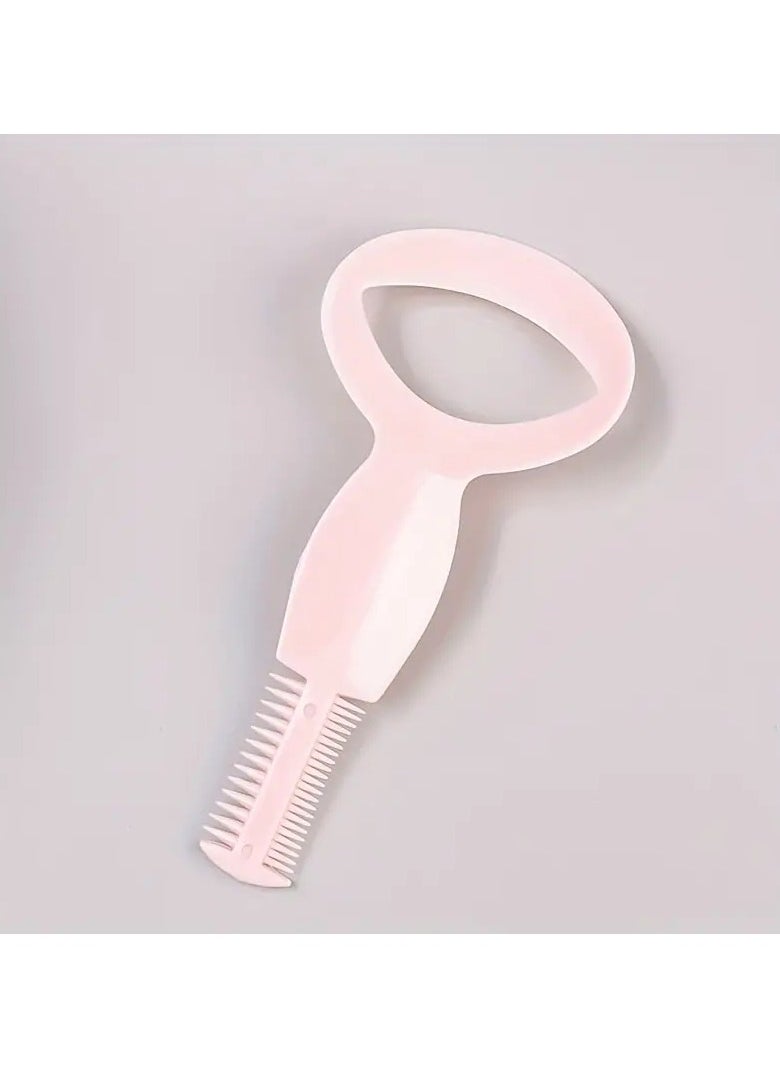 ORiTi 1pc Eyeliner Stencils Mascara Shield Guard Mascara Applicator Tool With Comb Eyelash Applicator Tool  - Image 3