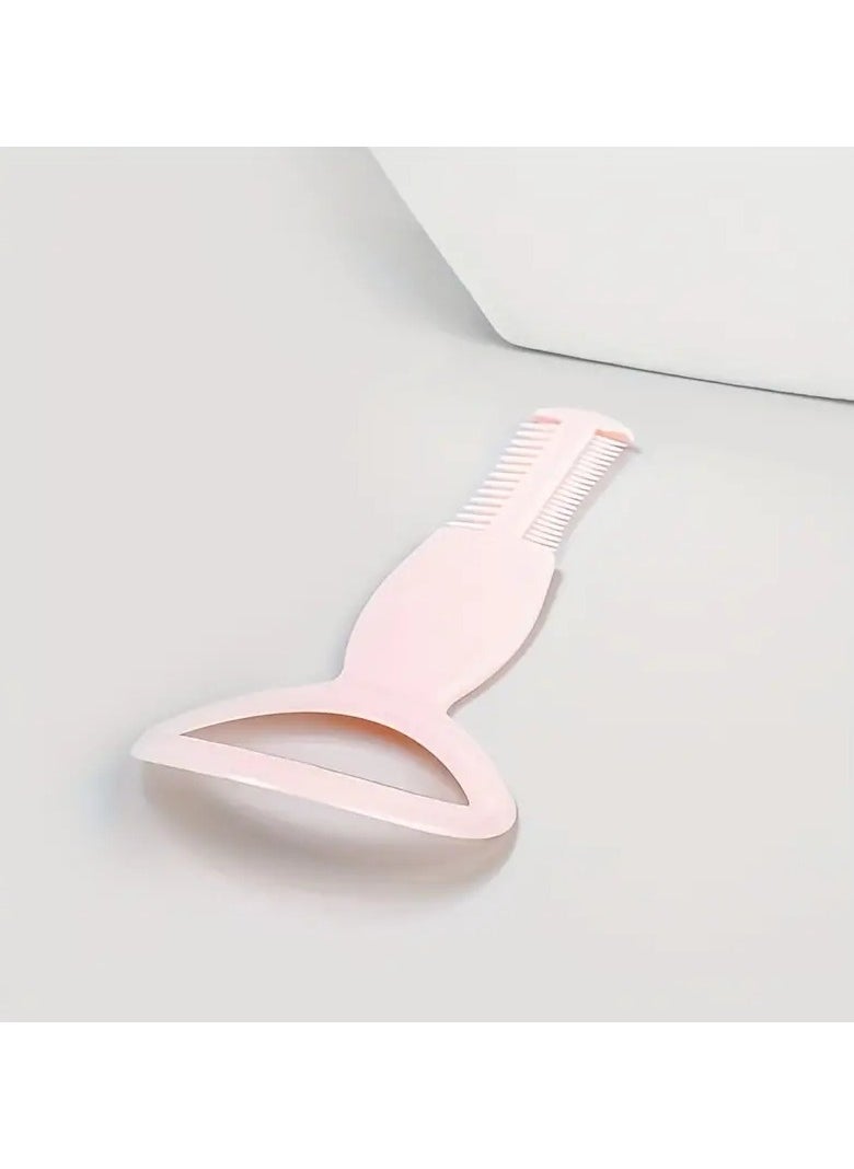 ORiTi 1pc Eyeliner Stencils Mascara Shield Guard Mascara Applicator Tool With Comb Eyelash Applicator Tool  - Image 5