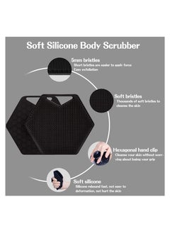 RATSAW Silicone Body Scrubber With Storage Hook Gentle Exfoliating And Massage For All Kinds Skin  - Image 2