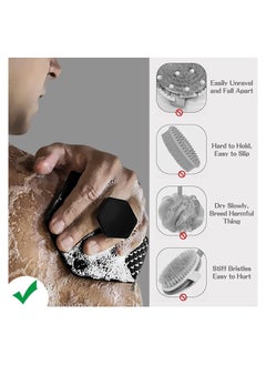 RATSAW Silicone Body Scrubber With Storage Hook Gentle Exfoliating And Massage For All Kinds Skin  - Image 3